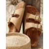 Damesschoenen - Camel Findlay sandalen met imitatiebont