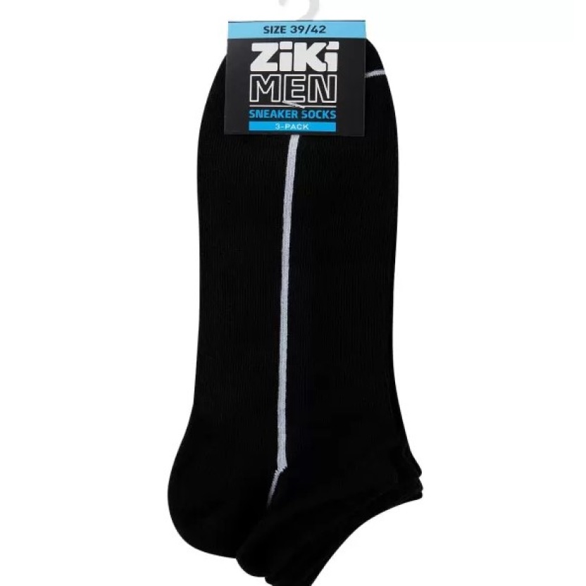 Verschillende 3-packs Ziki sneaker sokken voor heren - Afbeelding 6