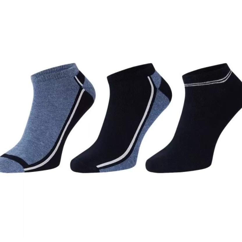 Verschillende 3-packs Ziki sneaker sokken voor heren - Afbeelding 4