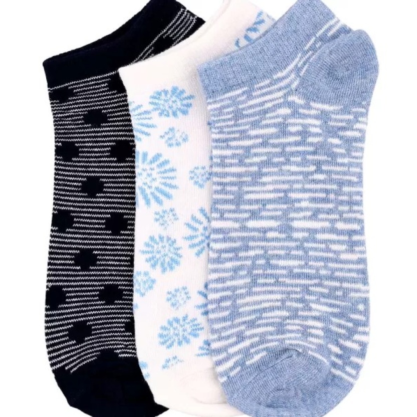 Verschillende 3-pack Ziki sneaker sokken voor dames - Afbeelding 5