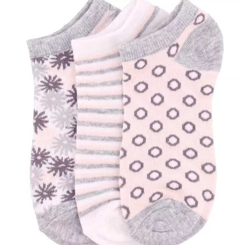 Verschillende 3-pack Ziki sneaker sokken voor dames - Afbeelding 4