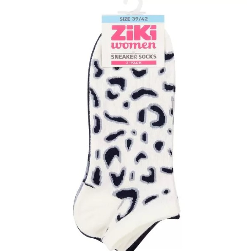 Verschillende 3-pack Ziki sneaker sokken voor dames - Afbeelding 9