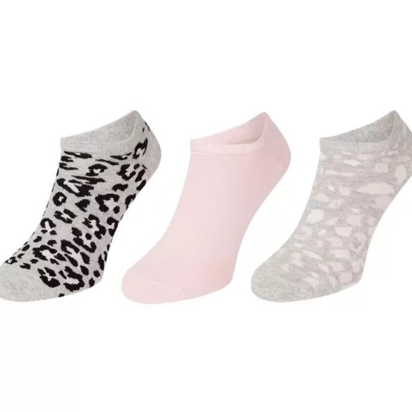 Verschillende 3-pack Ziki sneaker sokken voor dames - Afbeelding 7
