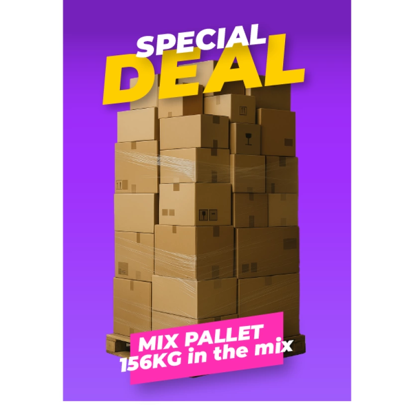 156KG textile mix pallet €3.00 per KG