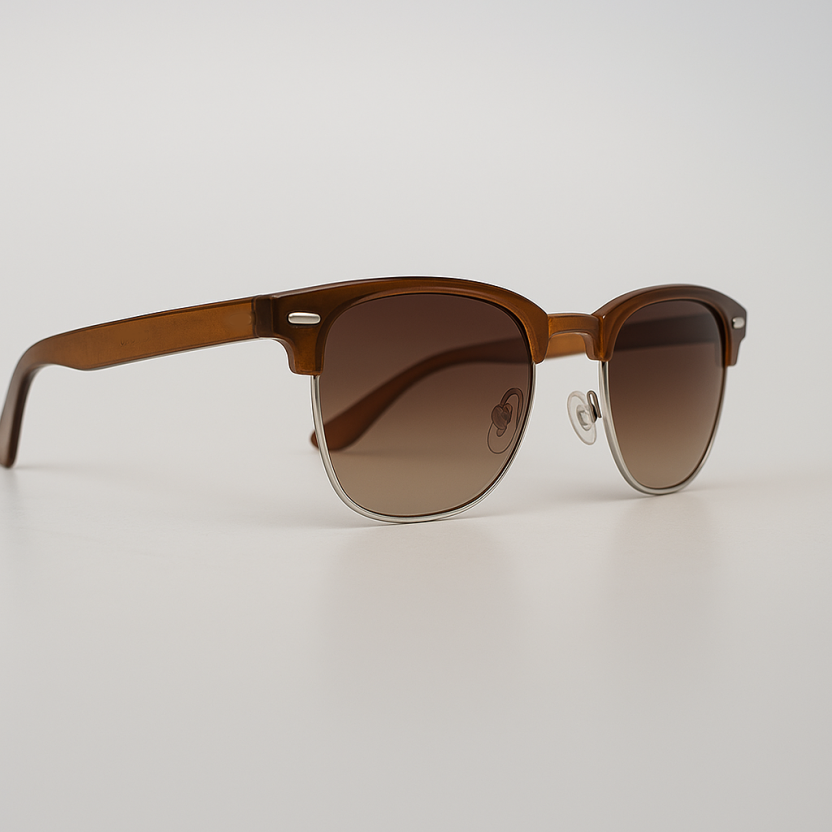 Brown Distressed sunglasses 2034-BR - Image 2