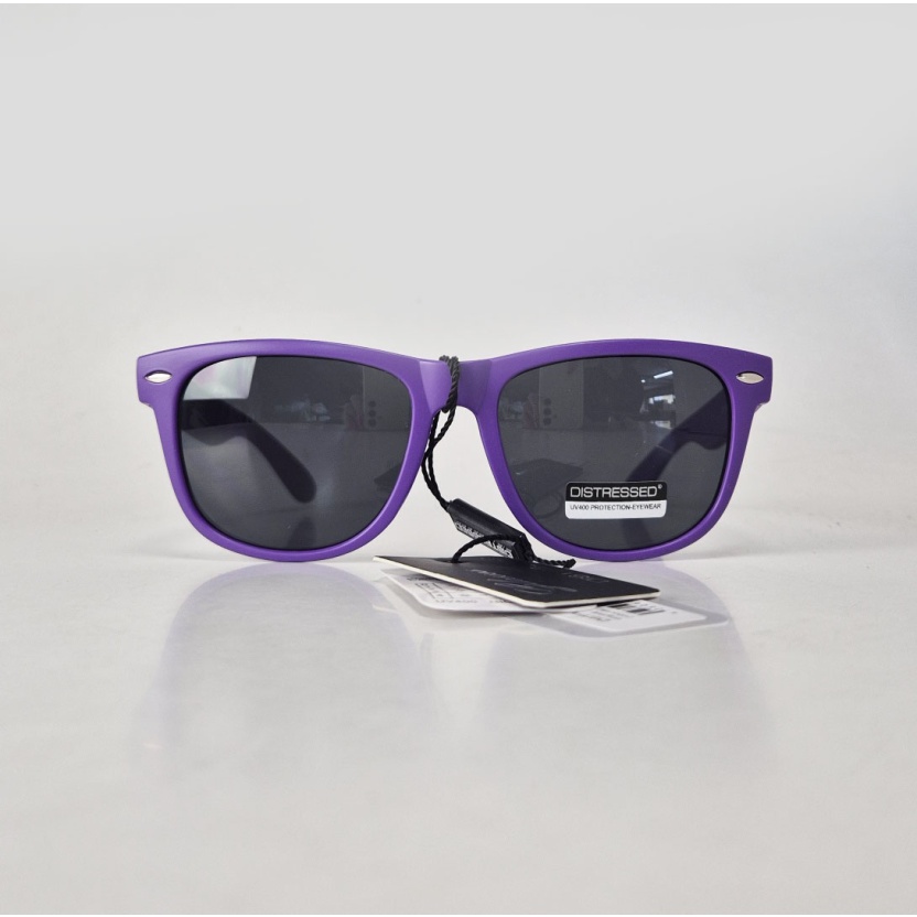 Paarse 'Distressed' unisex zonnebrillen 2217-LILA