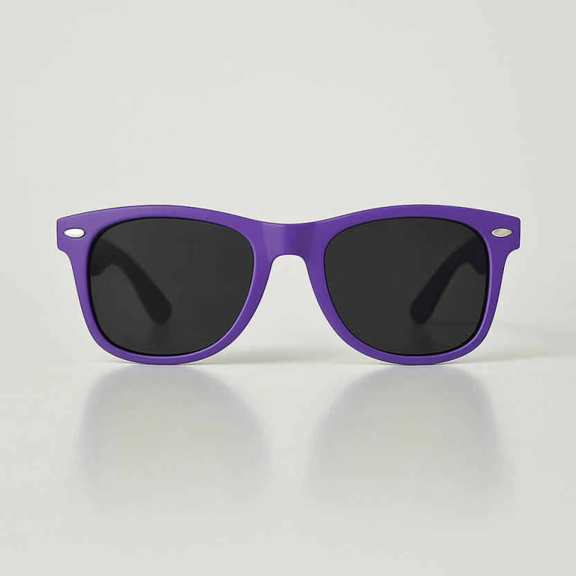 Purple 'Distressed' unisex sunglasses 2217-LILA