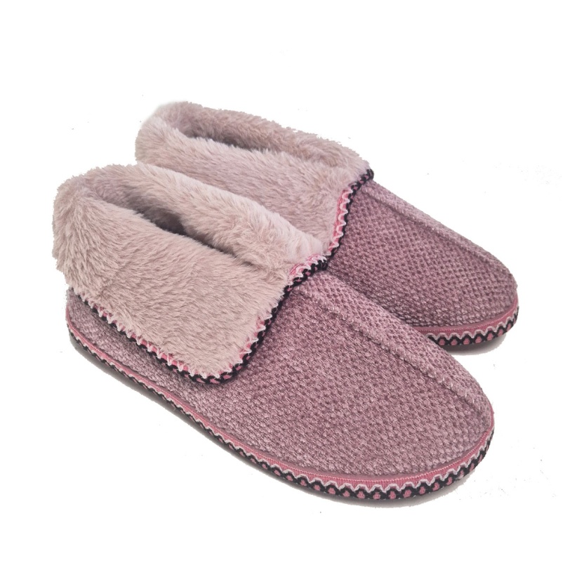 Women's footwear - Three colour assortment 'Picnic' lined slippers - Image 2