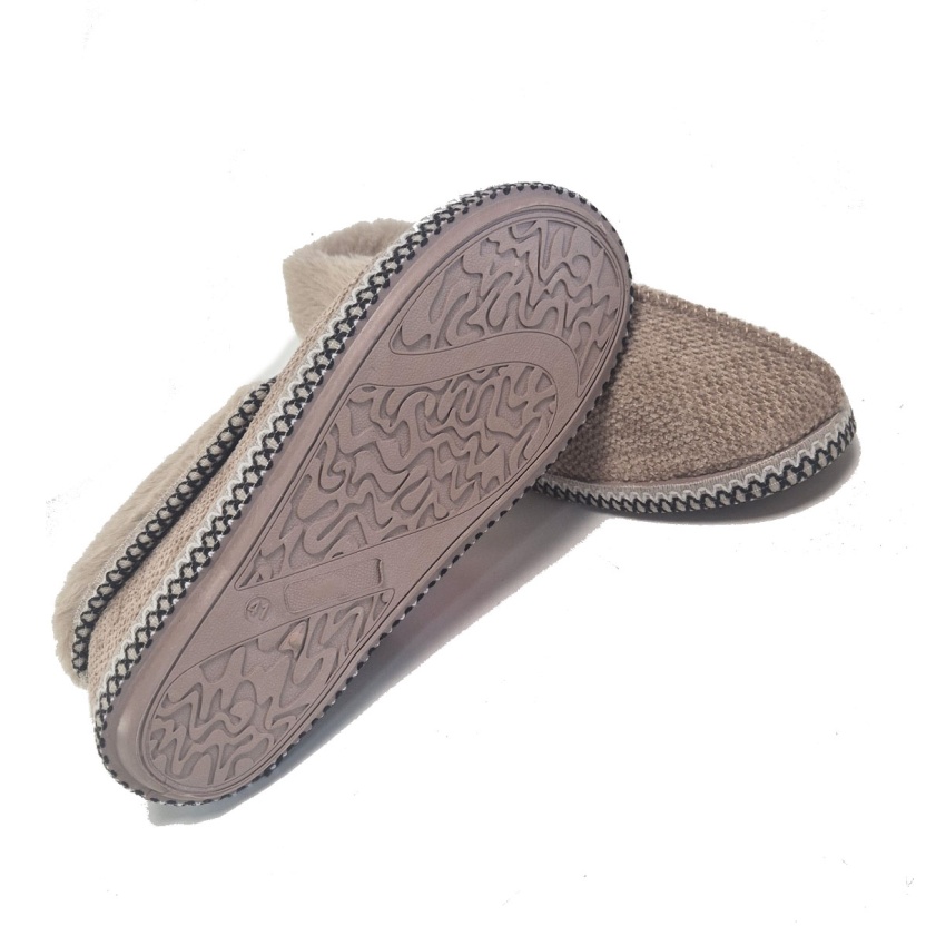 Women's footwear - Three colour assortment 'Picnic' lined slippers - Image 5