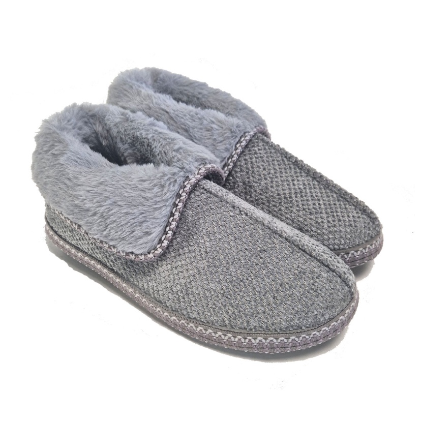 Women's footwear - Three colour assortment 'Picnic' lined slippers - Image 3