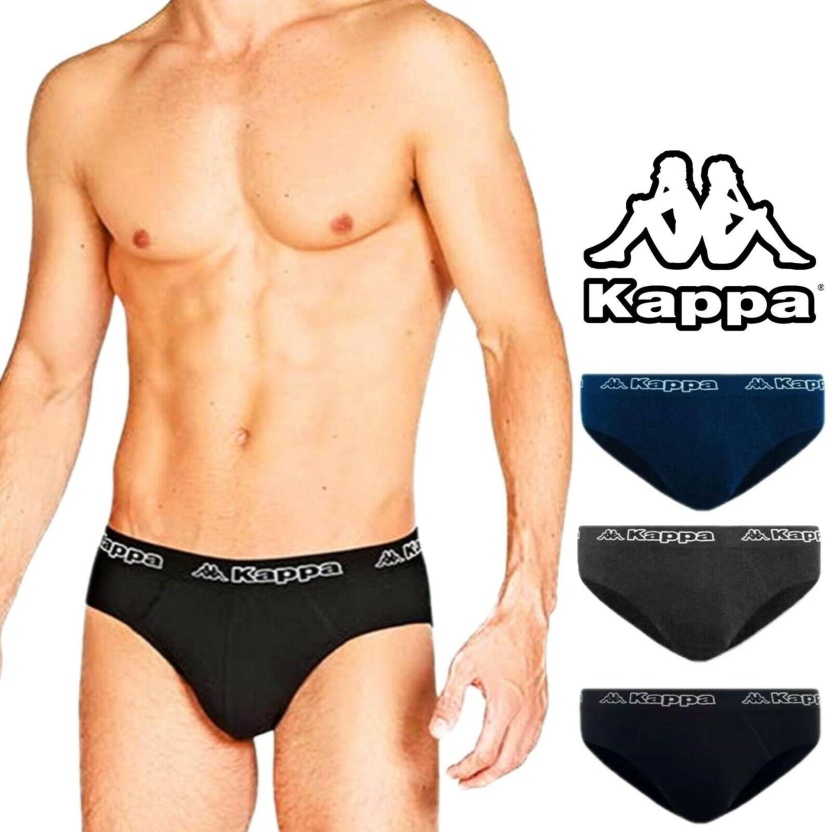 Men's underwear - Three colour assortment Kappa briefs
