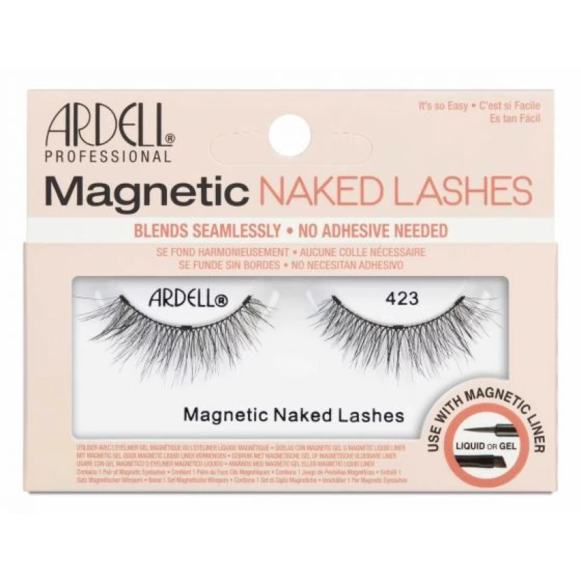Black Ardell magnetic naked false eyelashes 423