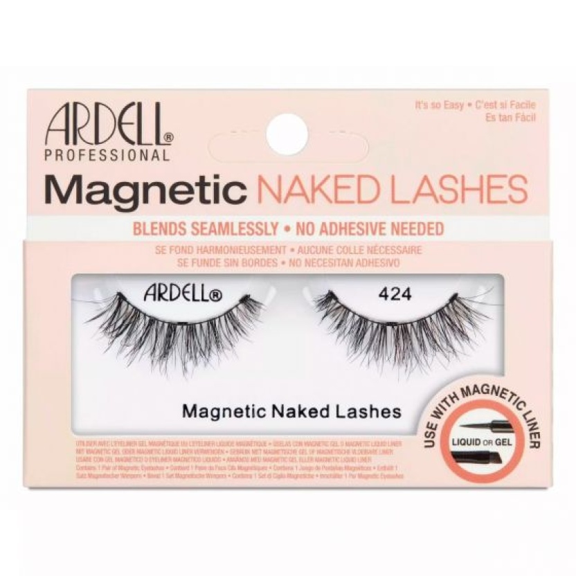 Black Ardell magnetic naked false eyelashes 424