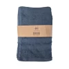 Donkerblauwe luxe badhanddoeken 68x127 cm - 479 g/m² - Afbeelding 4