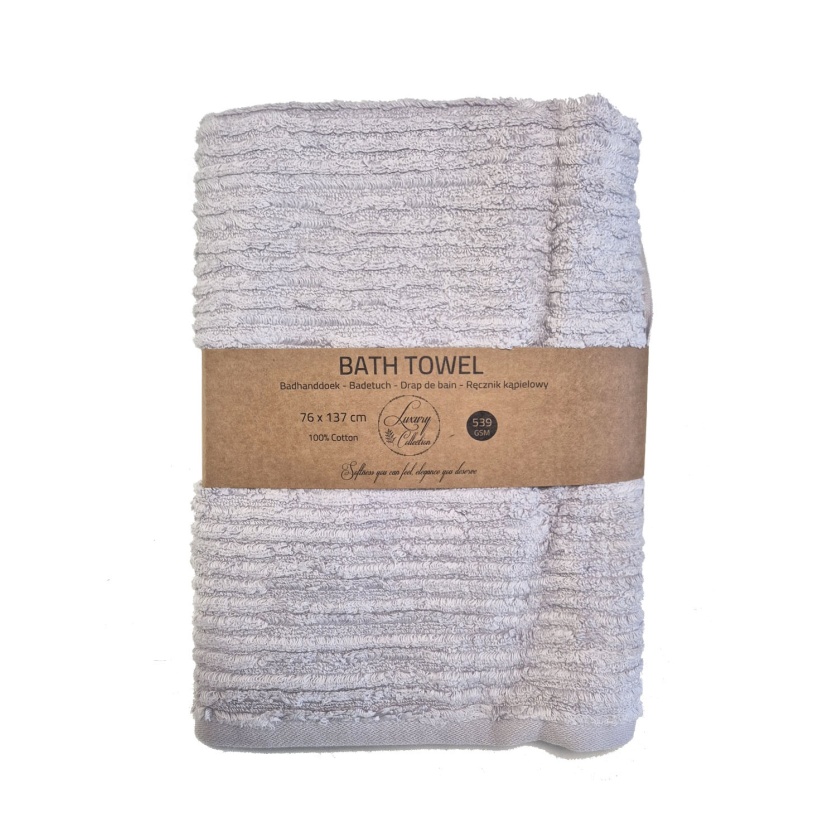 Licht lila luxe badhanddoeken 76x137cm - 539 g/m²