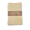 Yellow popcorn weave luxury collection bath towels 68x135cm - 447 g/m² - Image 3