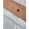 Lichtblauwe luxe badhanddoeken 68x127cm - 604 g/m² - Afbeelding 3