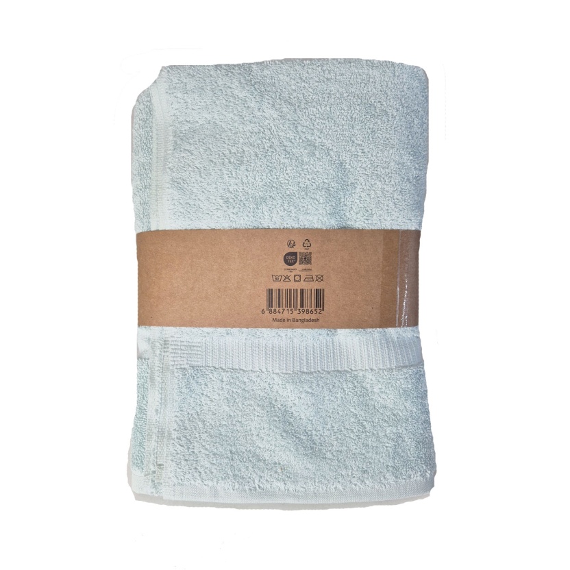 Light blue luxury collection bath towels 68x127cm - 604 g/m² - Image 2
