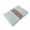 Lichtblauwe luxe badhanddoeken 68x127cm - 604 g/m² - Afbeelding 4