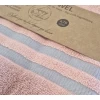 Coral pink luxury collection bath towels with trim 68x127cm - 479 g/m² - Image 4