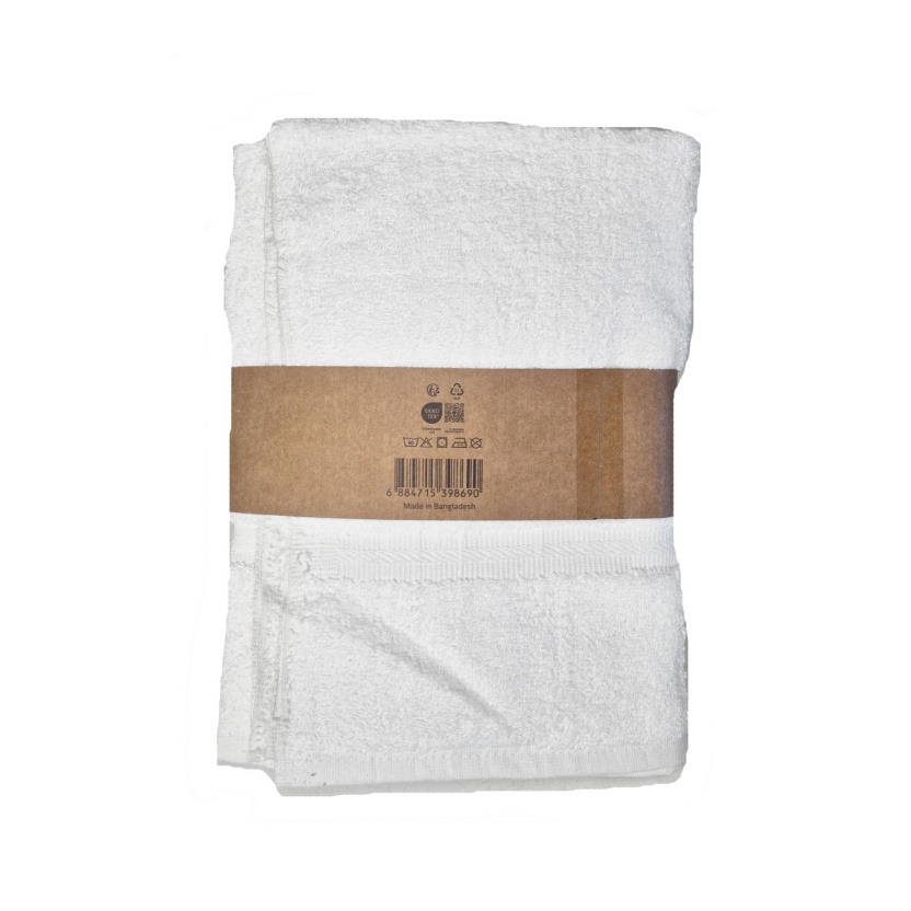 Witte luxury collection badhanddoeken 68x127cm - 604 g/m² - Afbeelding 2