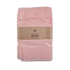 Koraalroze luxe badhanddoeken 68x137cm met zoom - 602 g/m² - Afbeelding 2