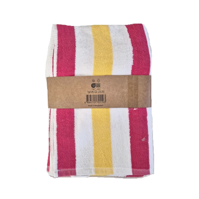 Striped luxury collection bath towels 76x167cm - 477 g/m² - Image 2