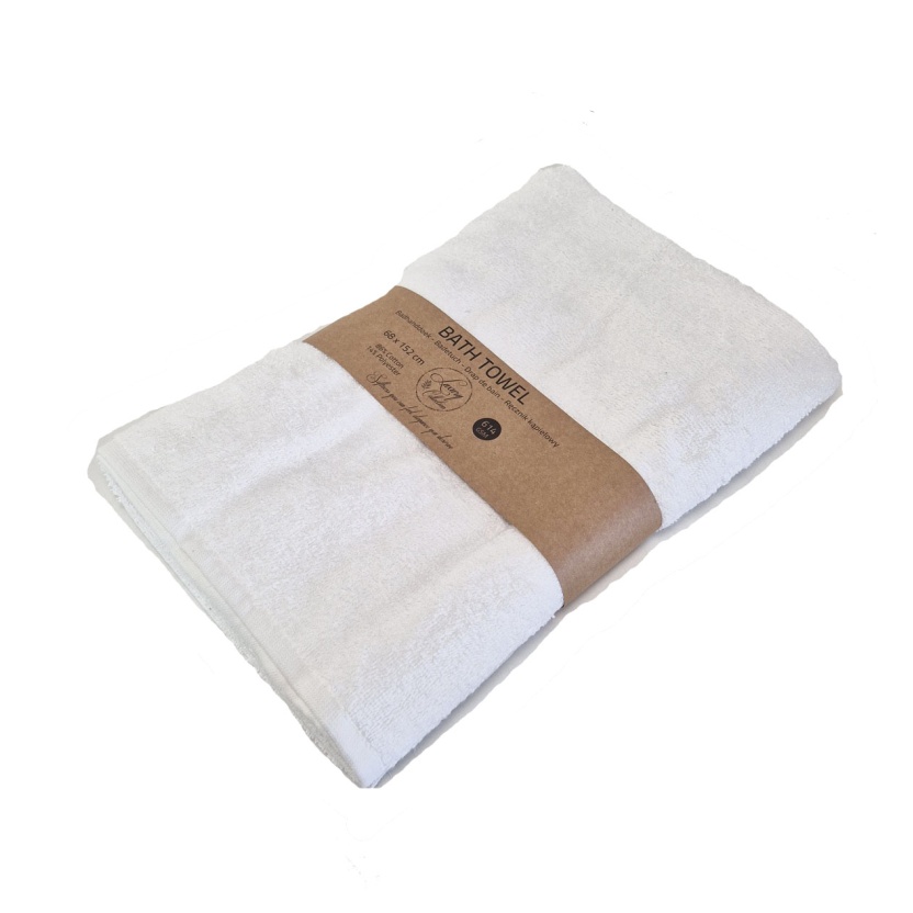 White luxury collection hotel quality bath towels 68x152cm - 614 g/m² - Image 2