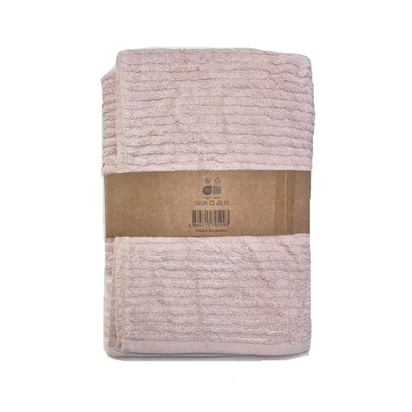 Light pink luxury collection bath towels 76x137cm - 539 g/m² - Image 2