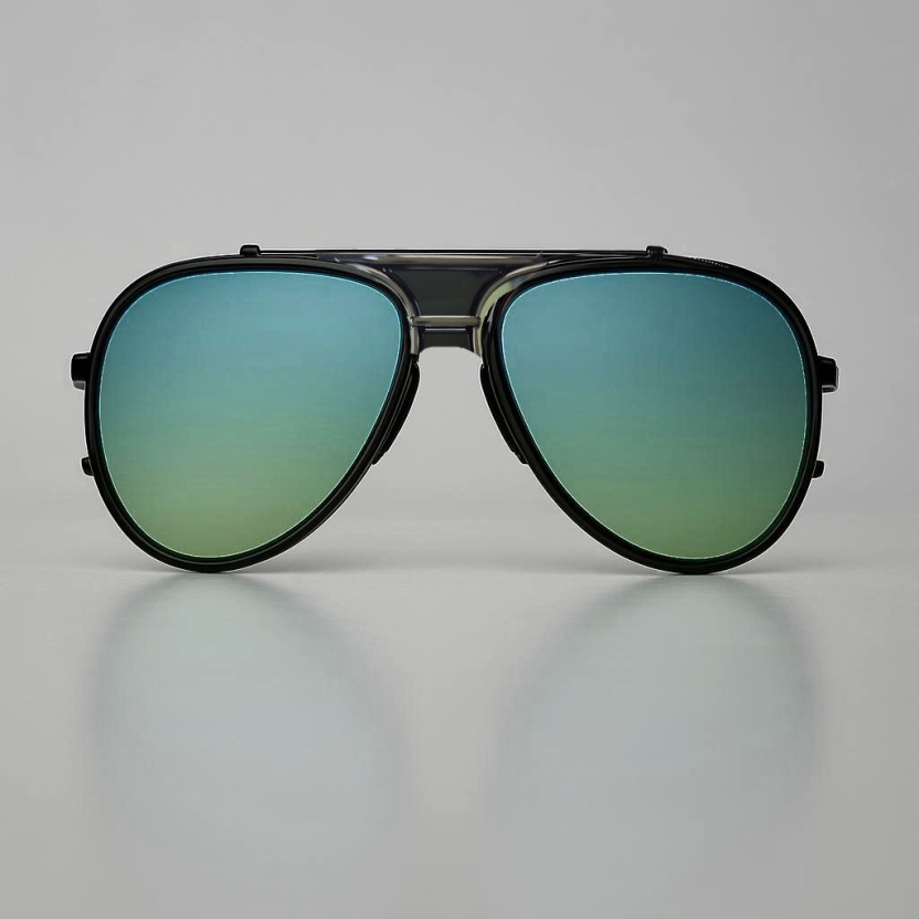 'Distressed' aviator sunglasses with mirror lenses 2070-GL