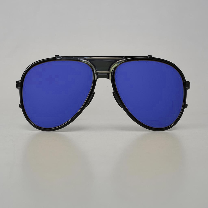 'Distressed' aviator sunglasses with mirror lenses 2070-BL
