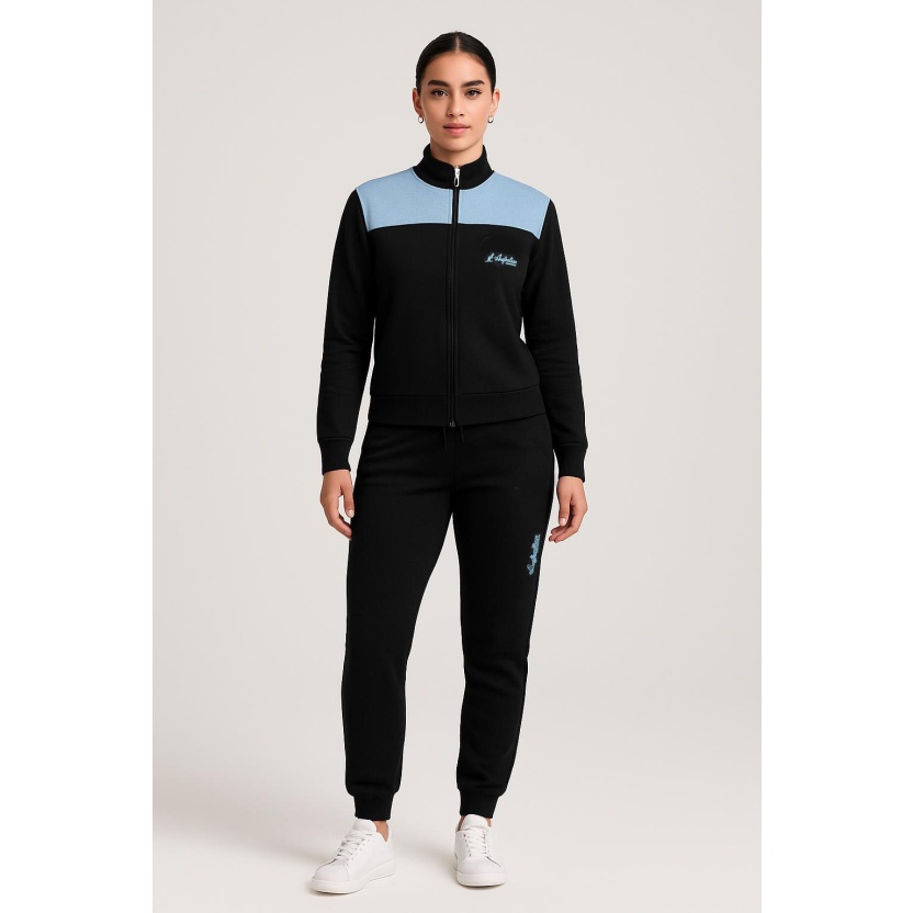 Zwart/blauwe 'Australische' homewear trainingspakken voor dames AF41