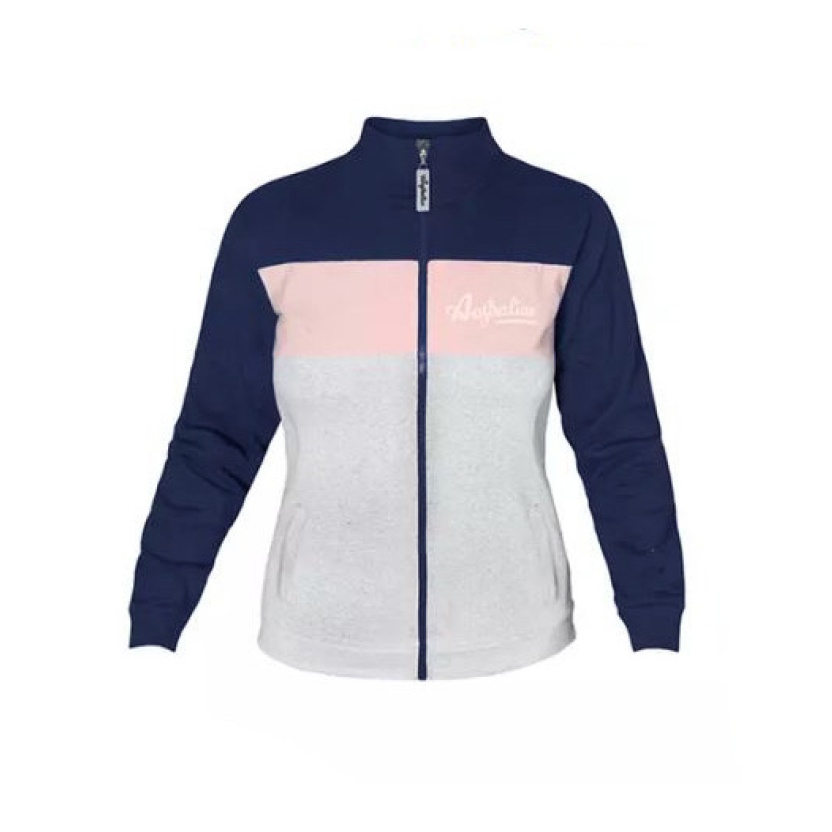Blue/grey melange 'Australian' Homewear homesuits / tracksuits for women AF42 - Image 3