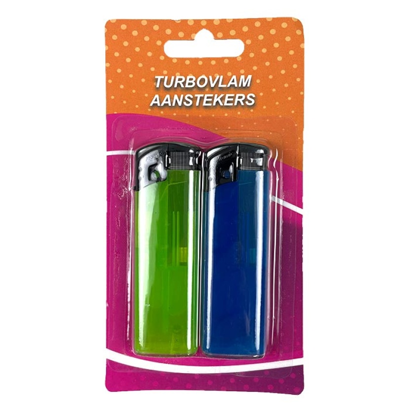 2-delige set turbo-aanstekers met krachtige, windbestendige jetflame - Afbeelding 4