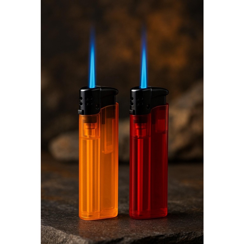 2-delige set turbo-aanstekers met krachtige, windbestendige jetflame - Afbeelding 3