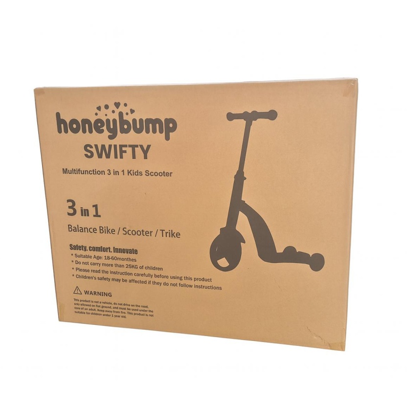 Rode HoneyBump Swifty 3-in-1 driewielers voor kinderen - Afbeelding 7