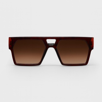 Brown 'Distressed' statement sunglasses 2041-BR
