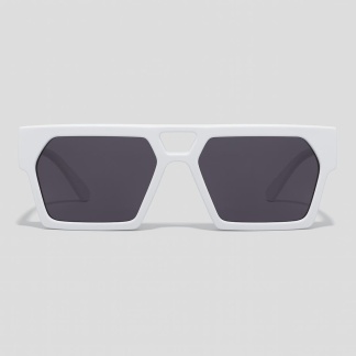 Witte 'Distressed' statement zonnebrillen 2041-WS