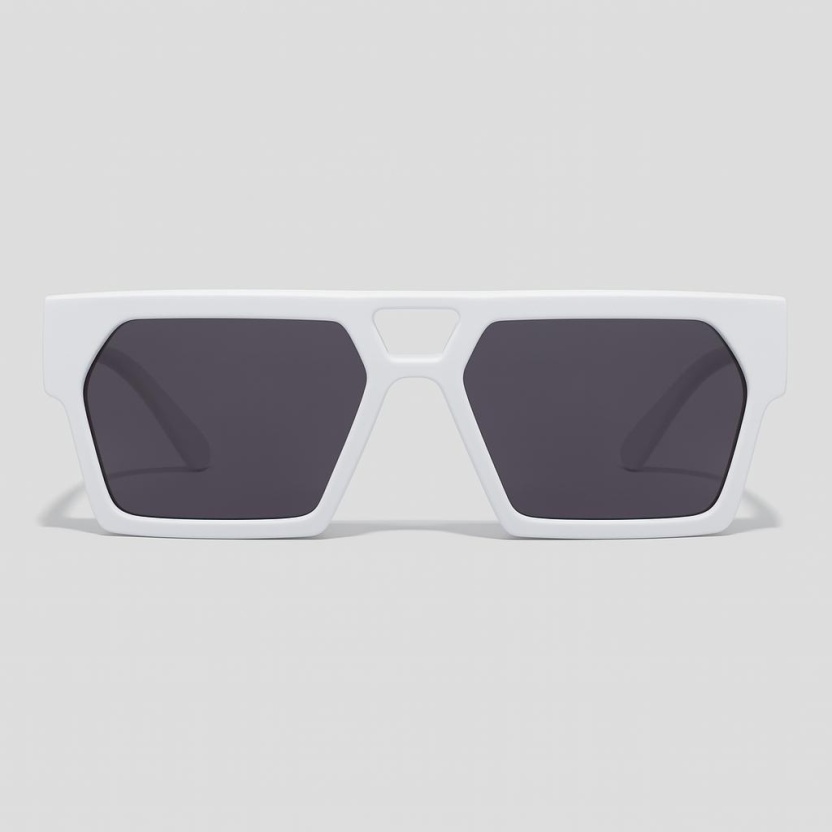 Witte 'Distressed' statement zonnebrillen 2041-WS