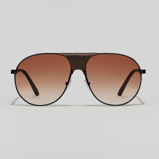 Brown 'Distressed' vntage look aviator sunglasses 2042-BROWN
