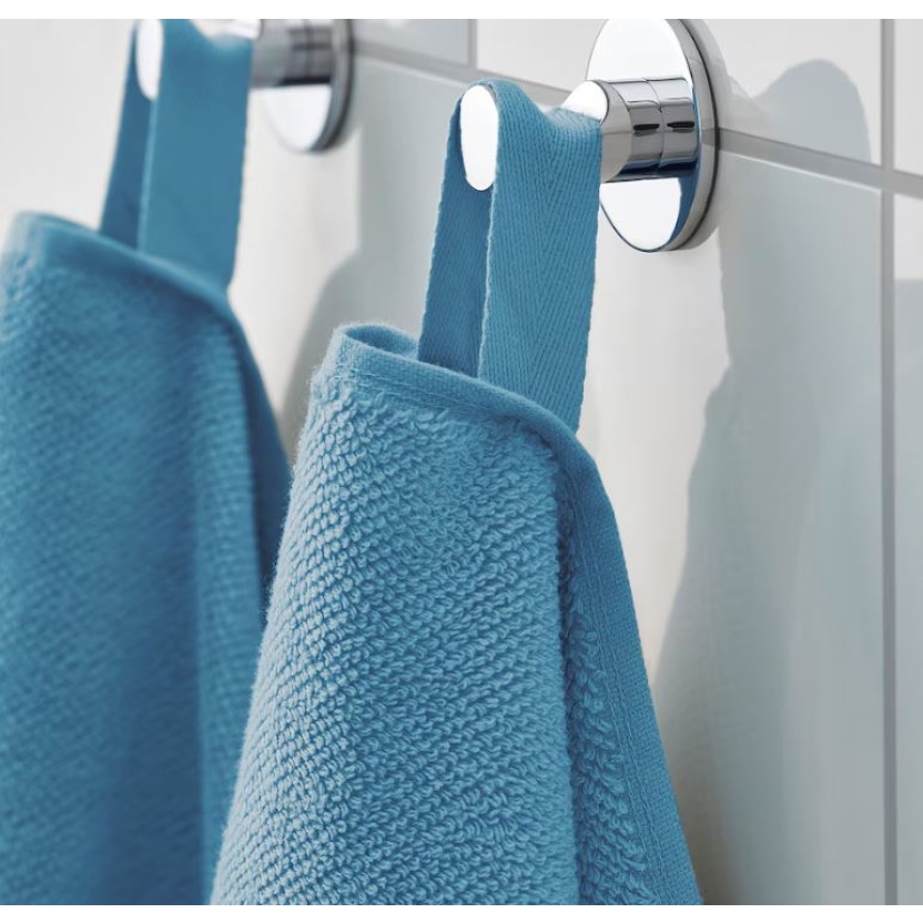 4-Pack blue terry guest towels 30x50cm – 460GSM - Image 3