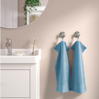 4-Pack blue terry guest towels 30x50cm – 460GSM