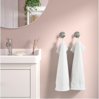 4-Pack white terry guest towels 30x50cm – 460GSM