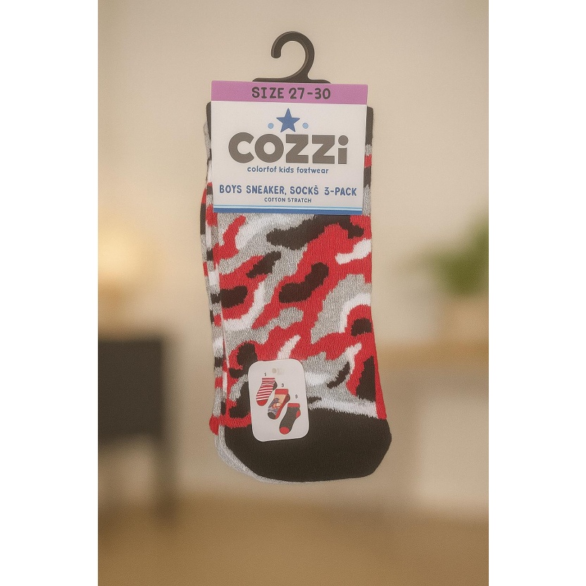 Mix of various 3-packs Cozzi children's socks - Image 7