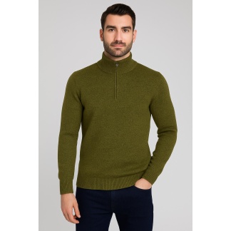 Mix van gebreide herentruien in diverse kleuren