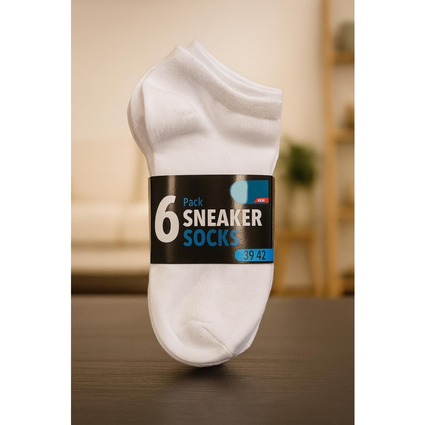 Mix of various 6-packs sneaker socks for kids and adults - Image 5
