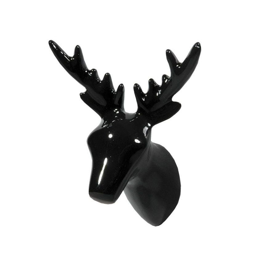 Black The Zoo deer coat hooks - Image 3