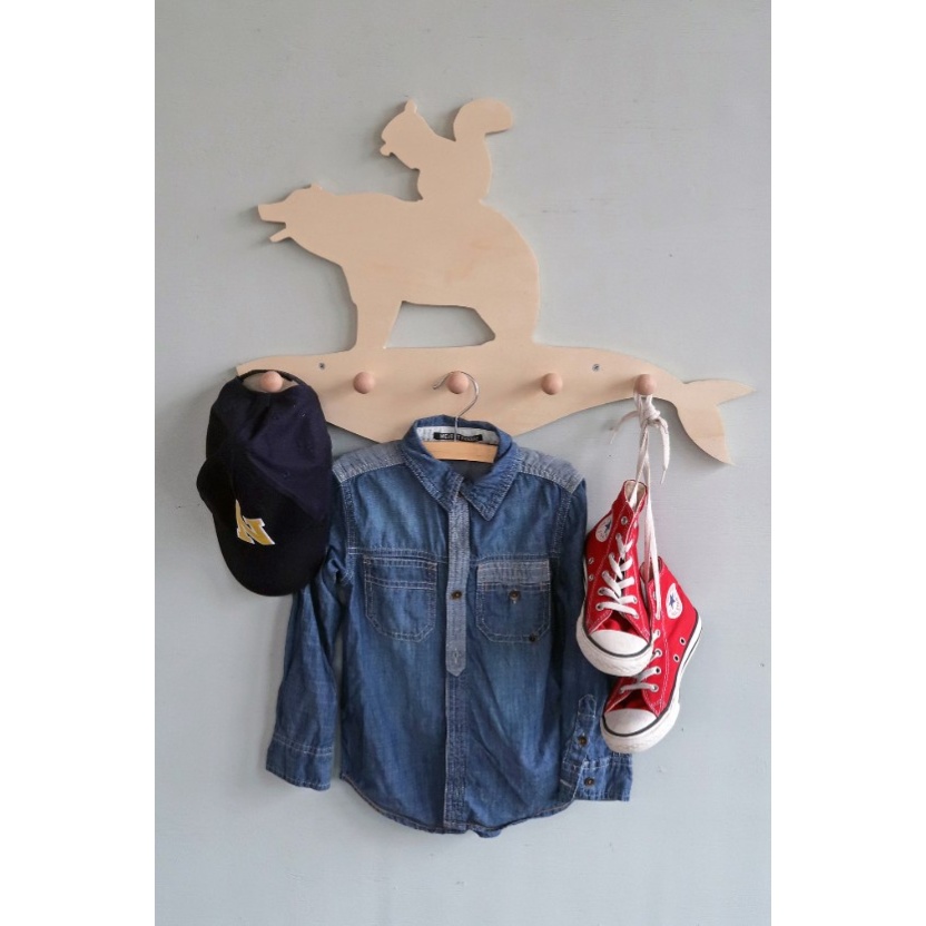 Wooden The Zoo whale coat racks - Image 4