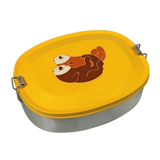 The Zoo stainless steel kids lunchboxes with sea otter print