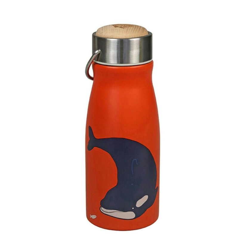 The Zoo stainless steel kids thermal flasks with orca print - 300ML - Image 5